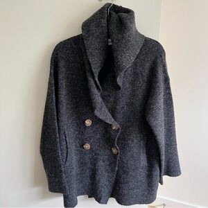 Anthropologie Hooded sweater jacket